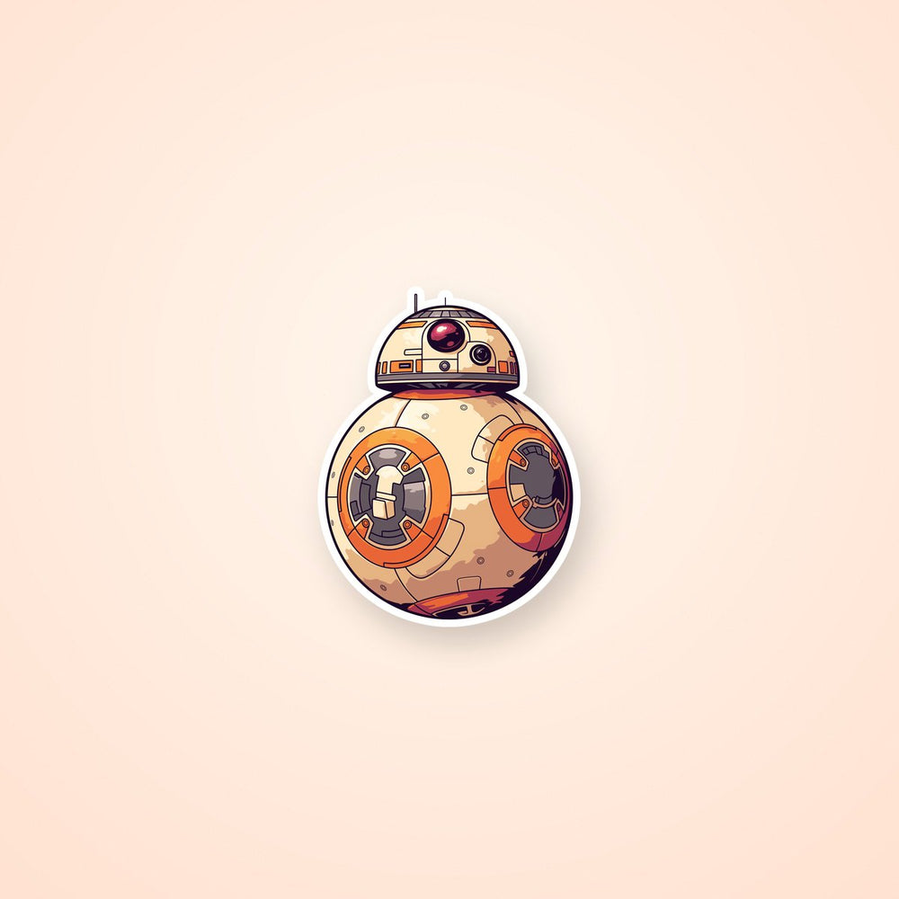 Bb8 Droid Star Wars Robot Sticker