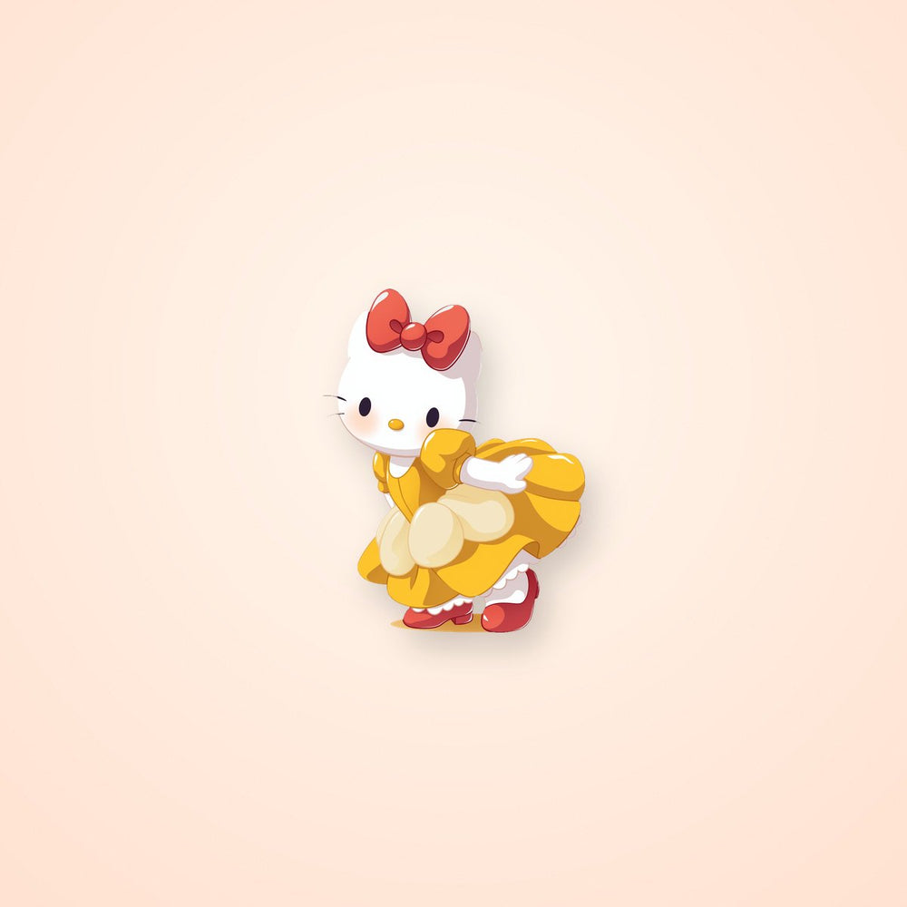 Hello Kitty Princess Dress Sticker
