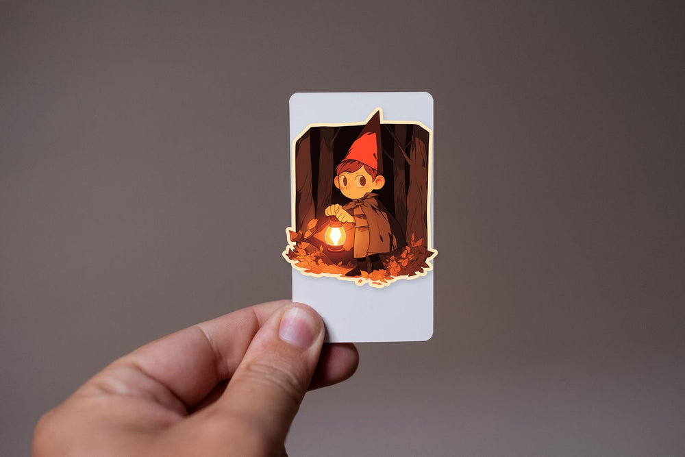 Wirt Dark Forest Lantern Fall Sticker
