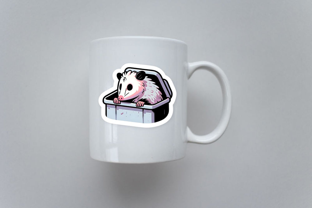 Trash Possum Dumpster Gremlin Sticker