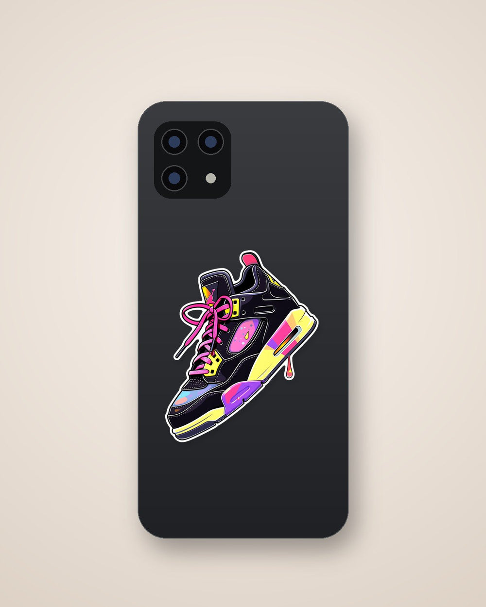 Stylish Colorful Sneakers Sticker
