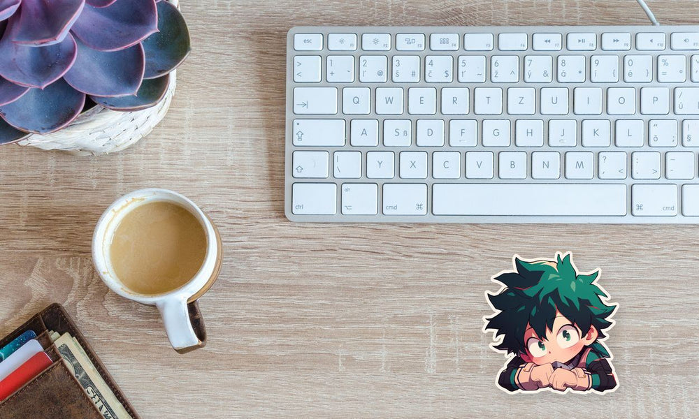 Deku Chibi Mha Sticker