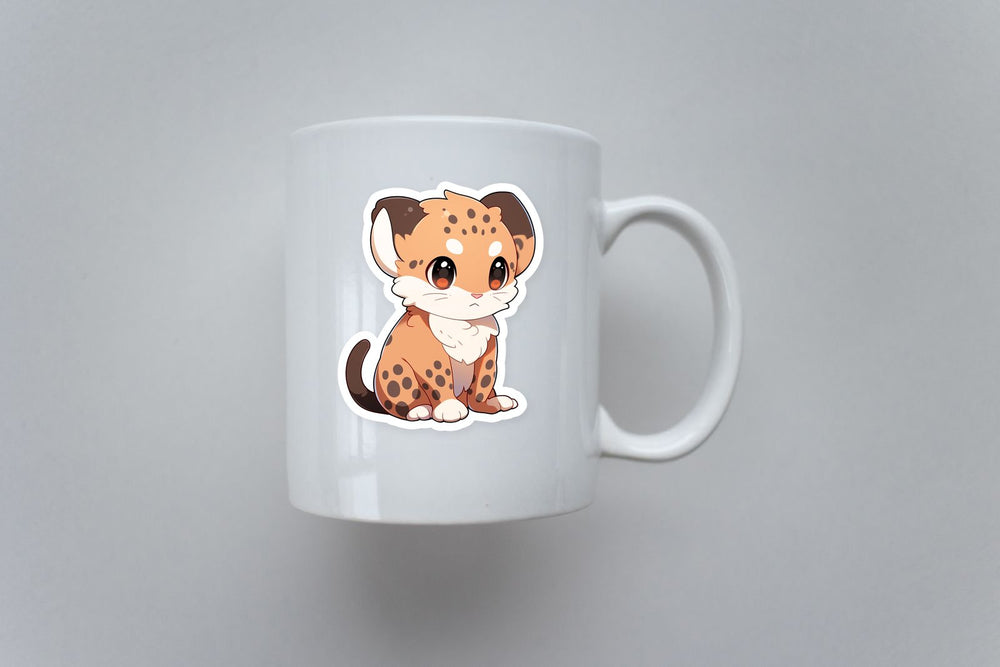 Cute Baby Jaguar Sticker