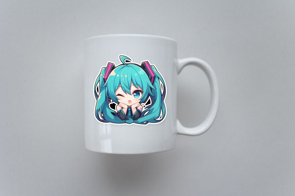 Hatsune Miku Chibi Anime Sticker
