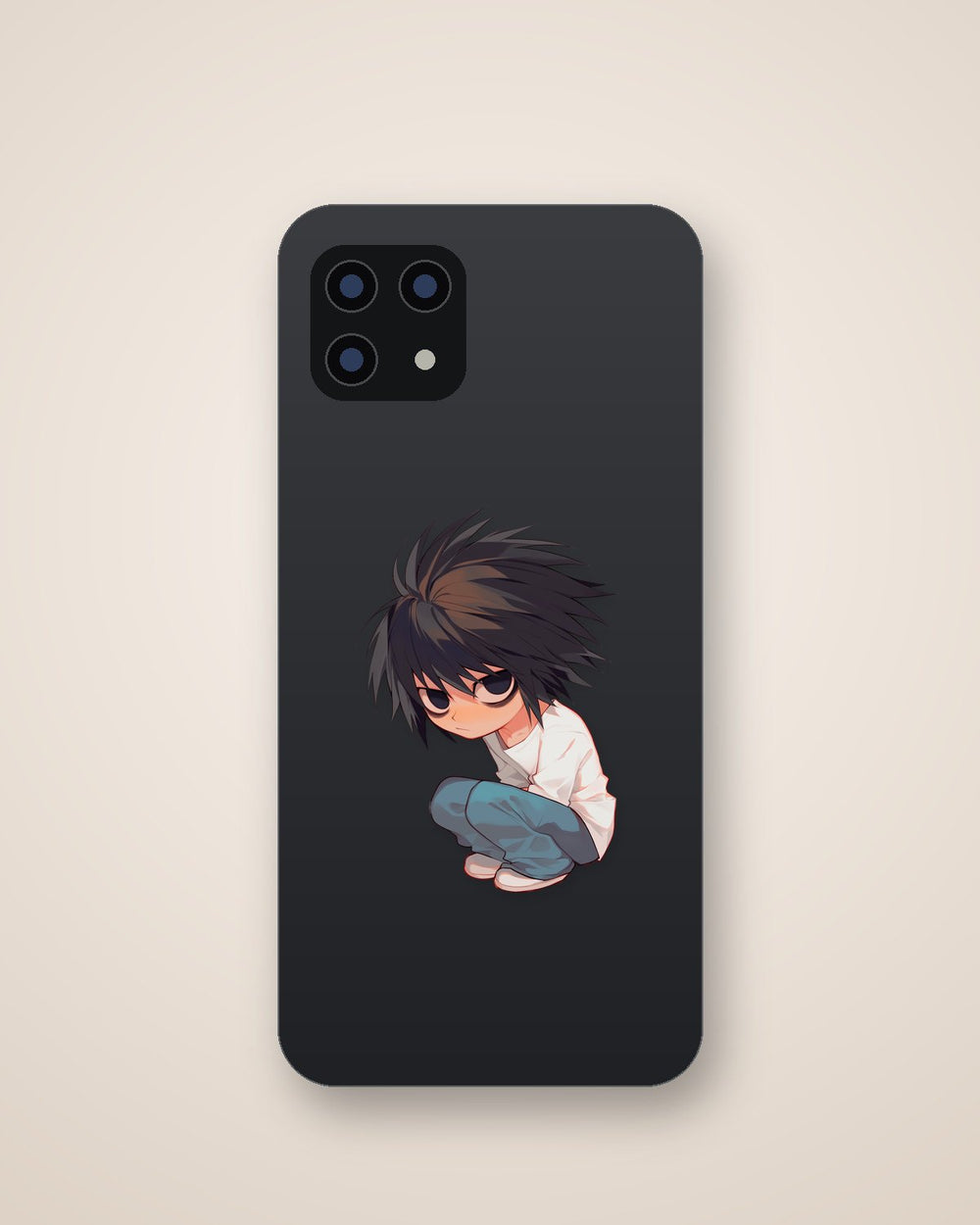 Chibi L Death Note Sitting Sticker