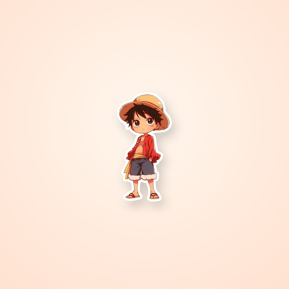 Chibi Monkey D Luffy One Piece Sticker
