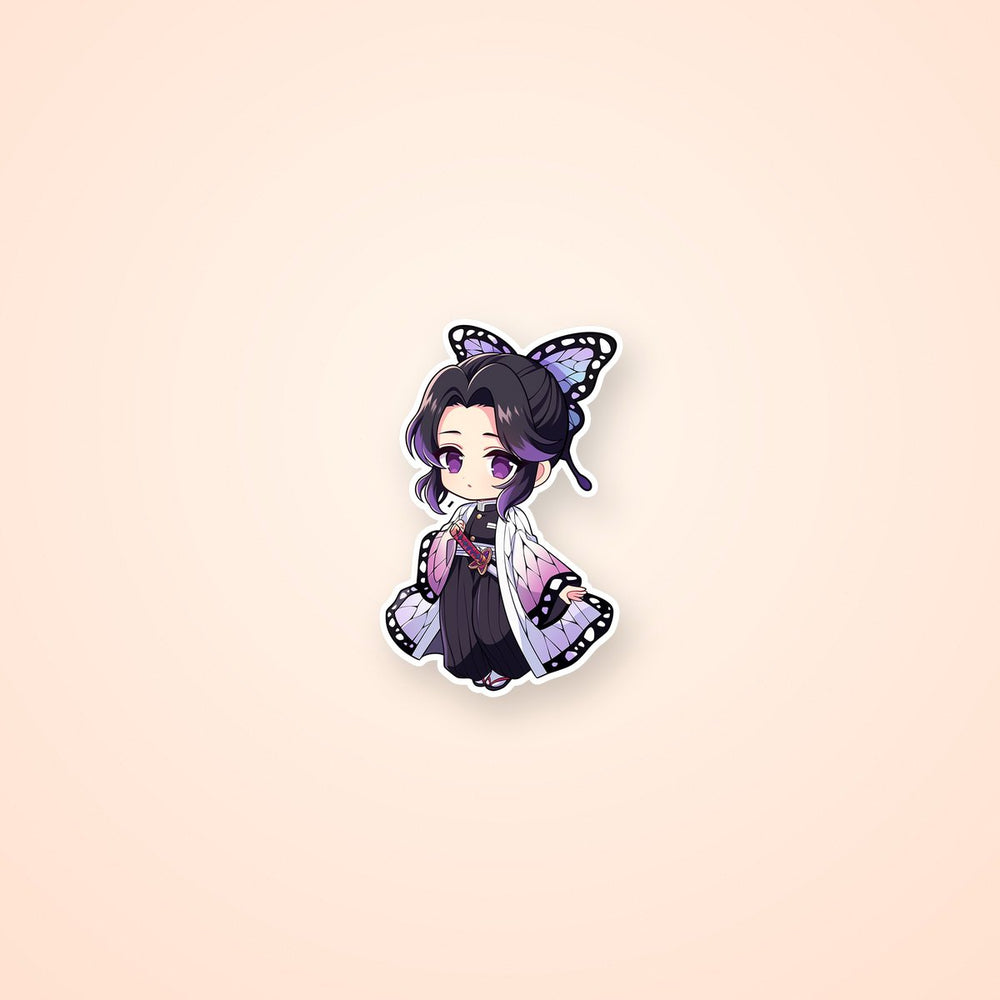 Kimetsu No Yaiba Cute Chibi Kochou Shinobu Sticker
