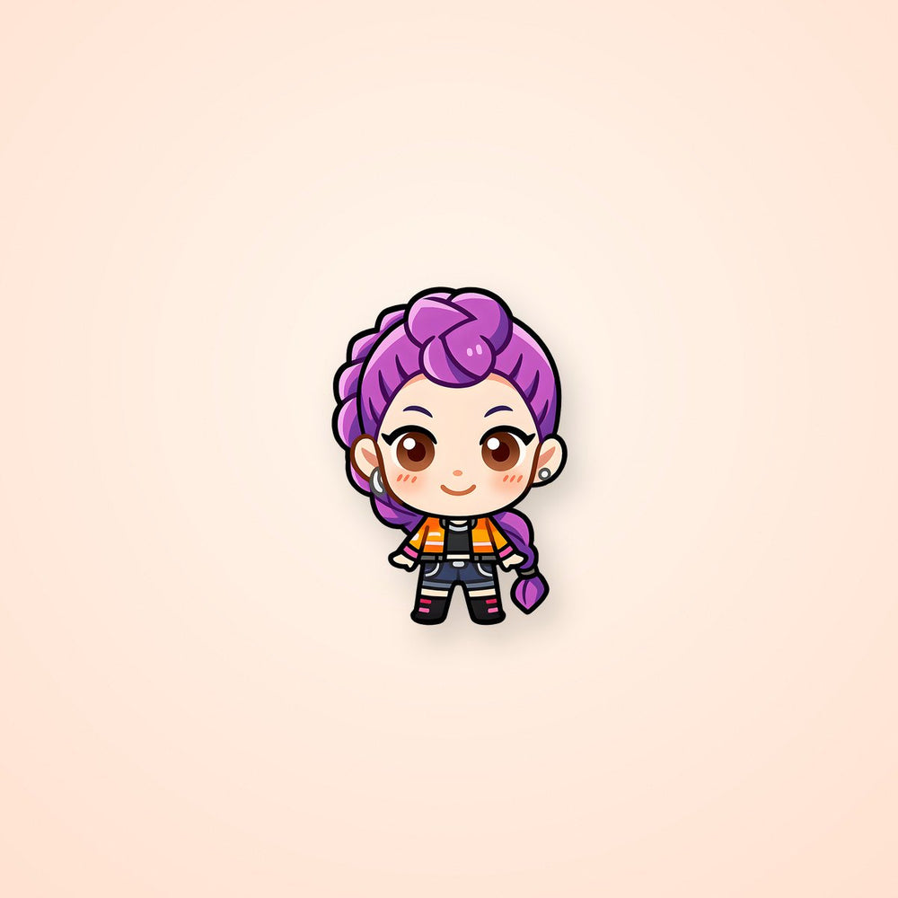 Chibi Kpop Demon Hunters Rumi Sticker