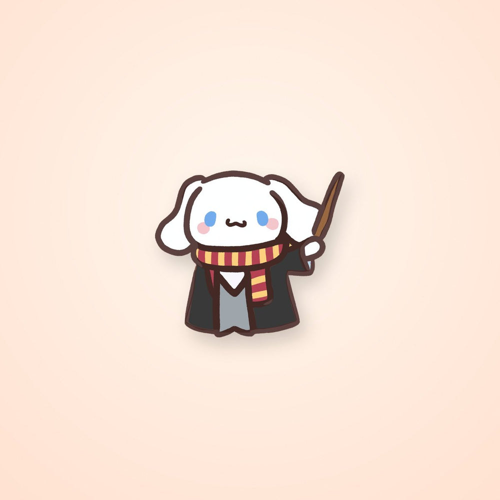 Cinnamoroll Wizard Gryffindor Wand Sticker