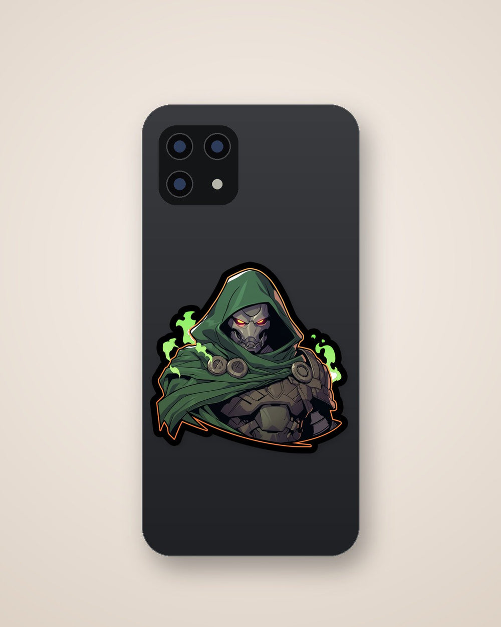 Marvel Doctor Doom Hooded Villain Comics Sticker