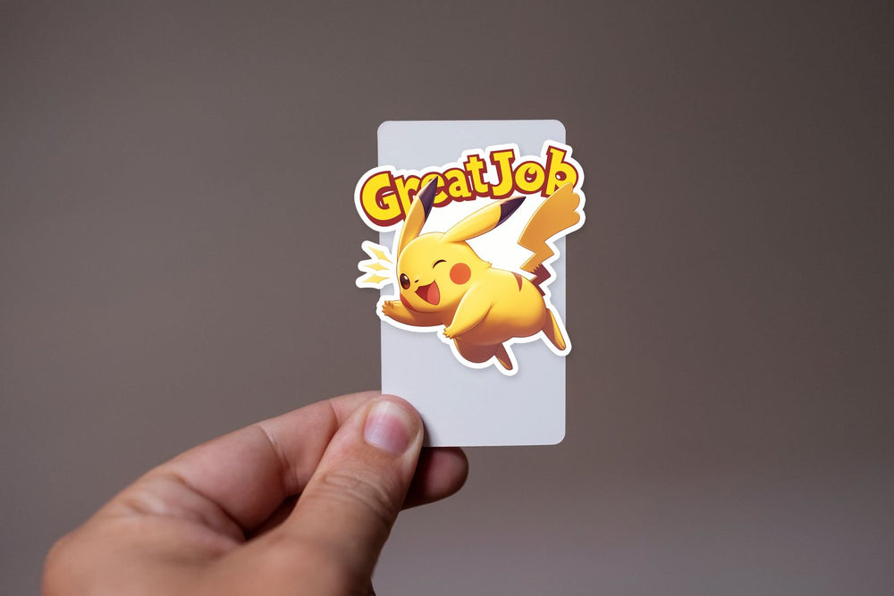 Pokemon Pikachu Great Job Sticker