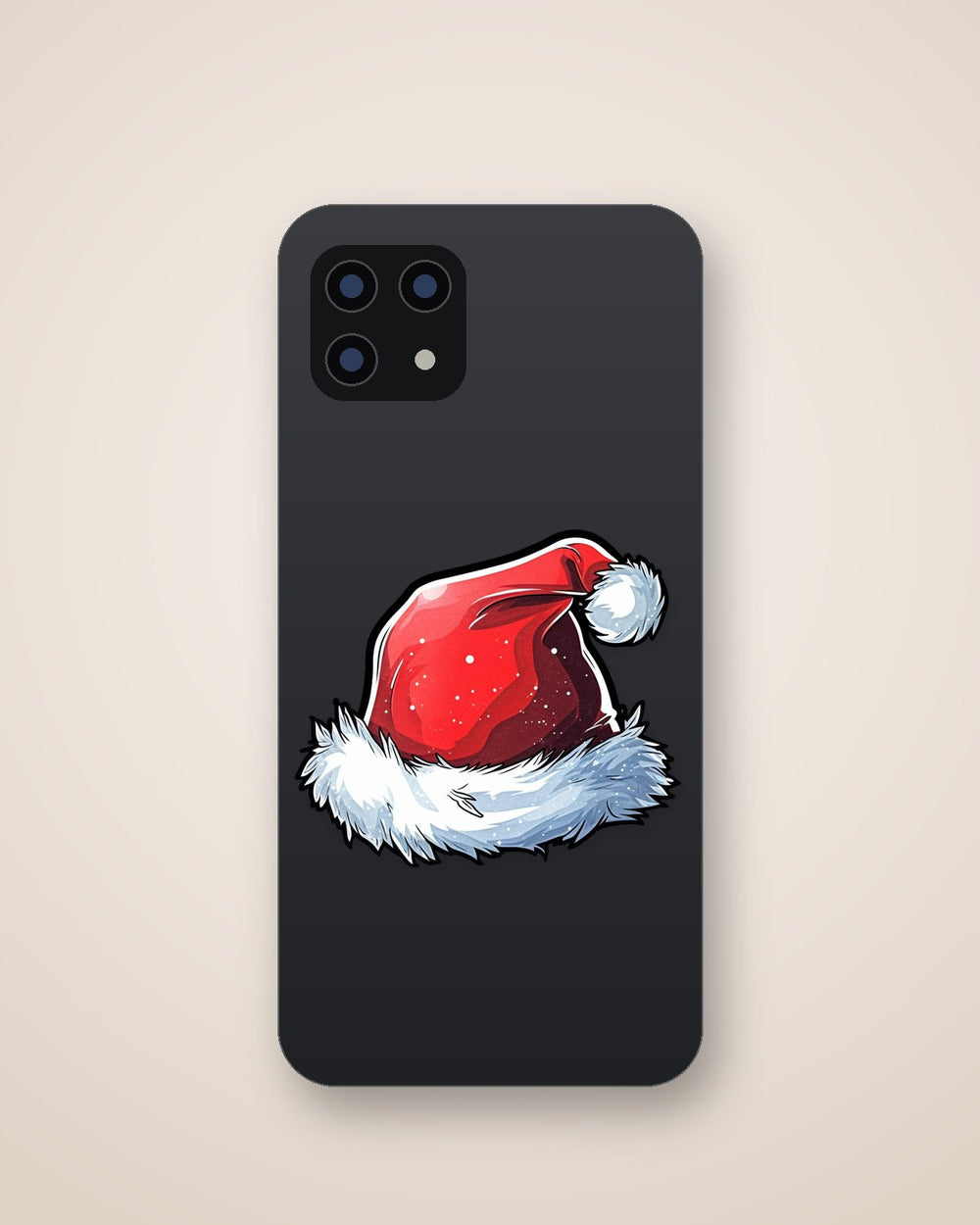 Aesthetic Santa Hat Sticker