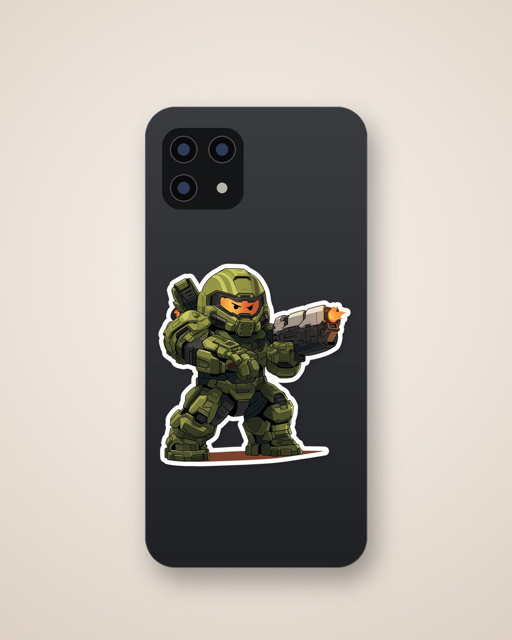 Chibi Doom Slayer Armor Sticker