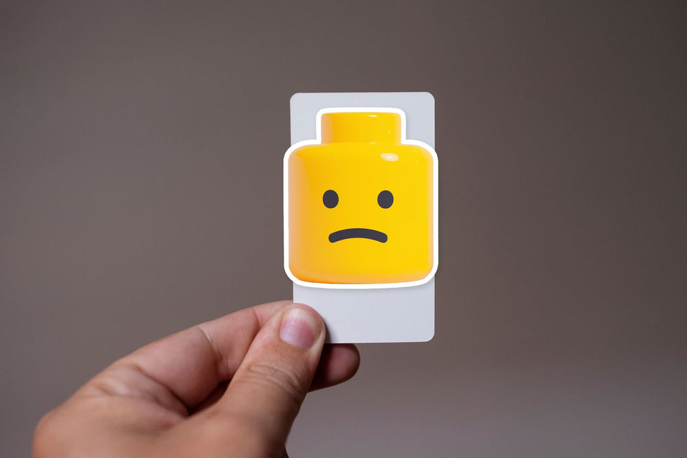Lego Head Classic Character Sticker