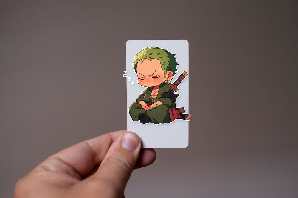 Zoro Sleeping Chibi One Piece Sticker