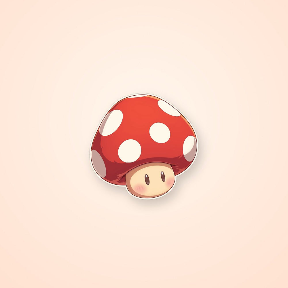Super Mario Mushroom Sticker