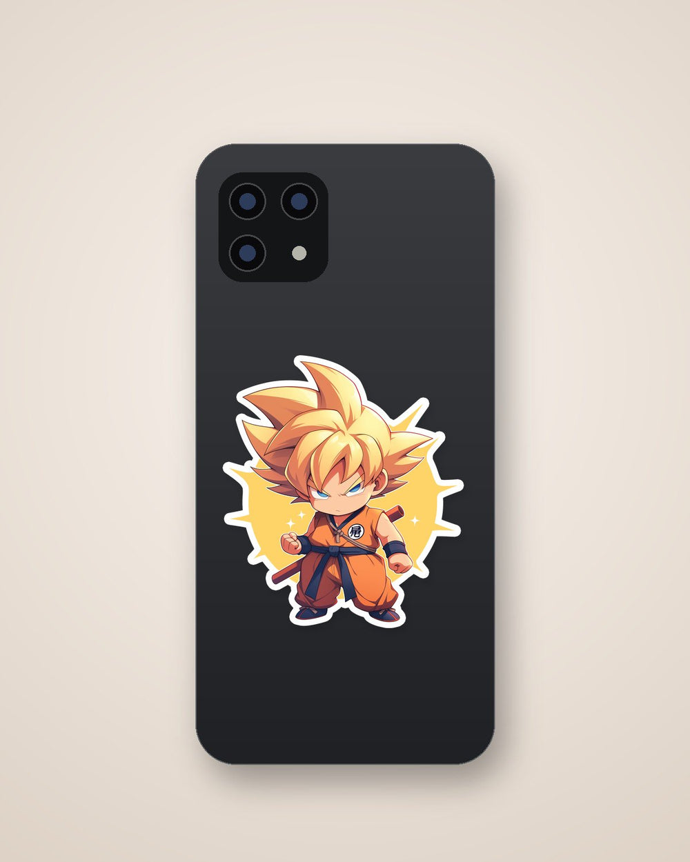 Chibi Goku Super Saiyan Sticker