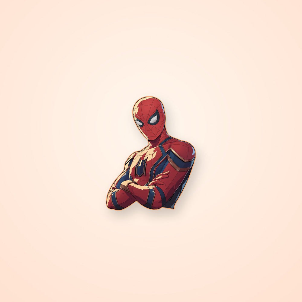 Spidey Crossed Arms Sticker