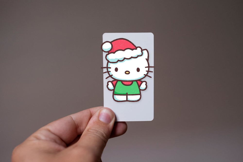 Hello Kitty Christmas Hat Sticker