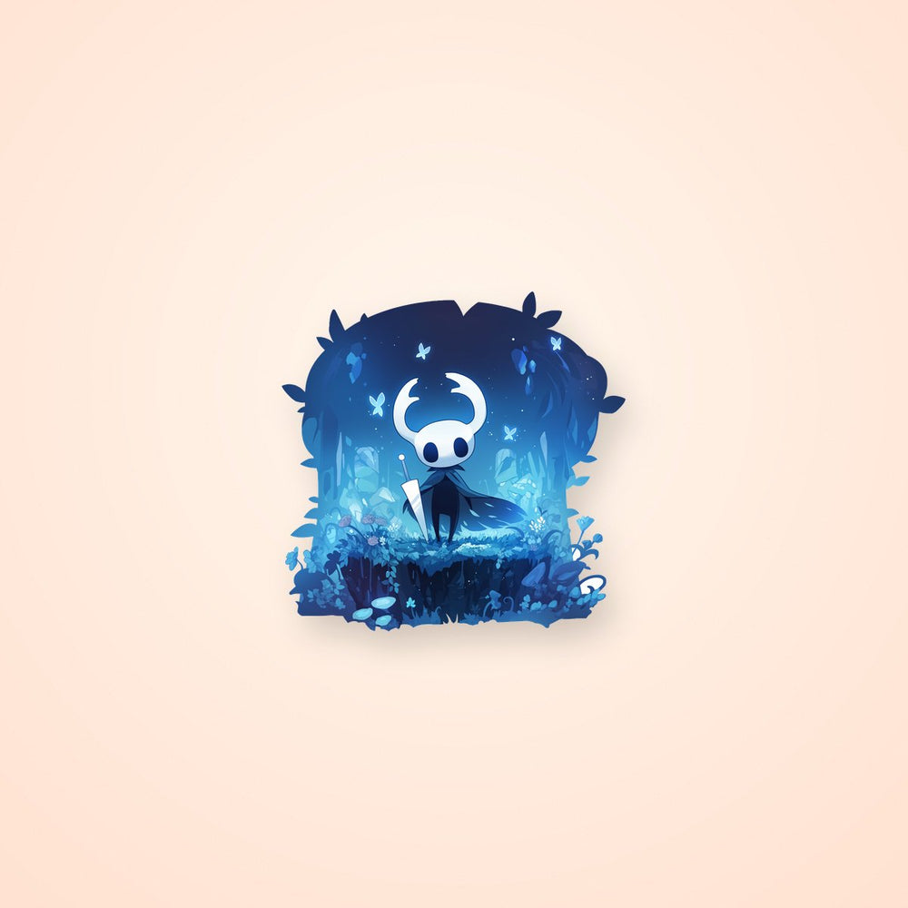 Hollow Knight in the Forest Sticker