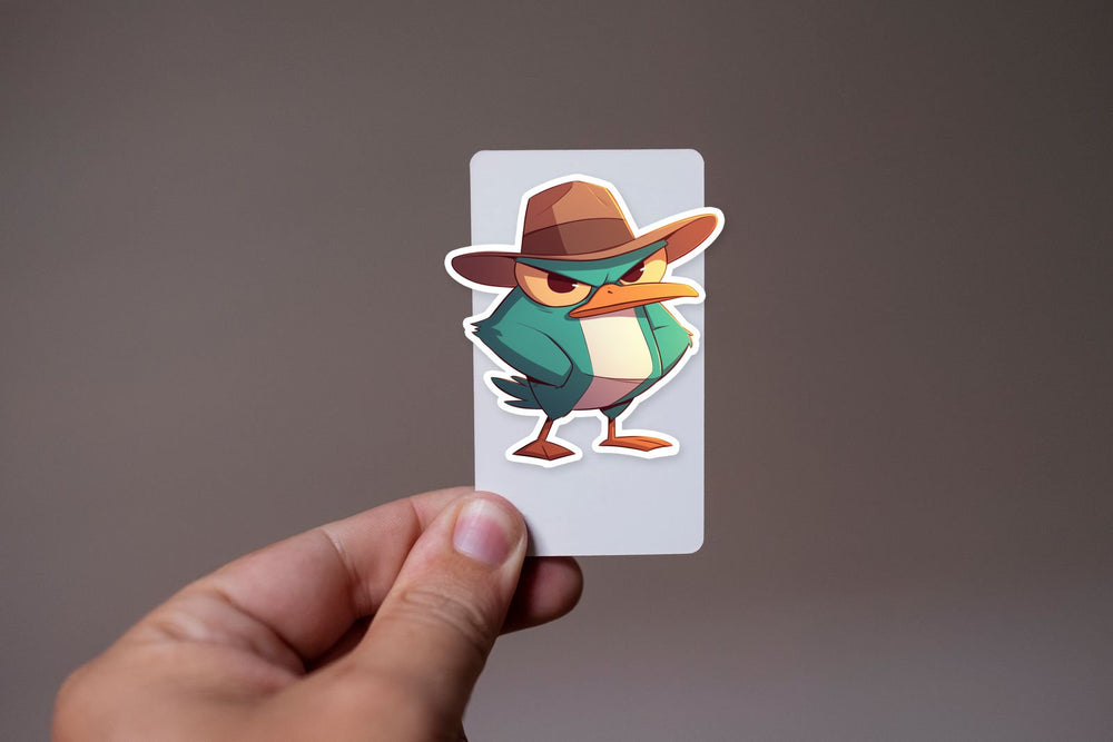 Perry the Platypus Secret Agent Sticker