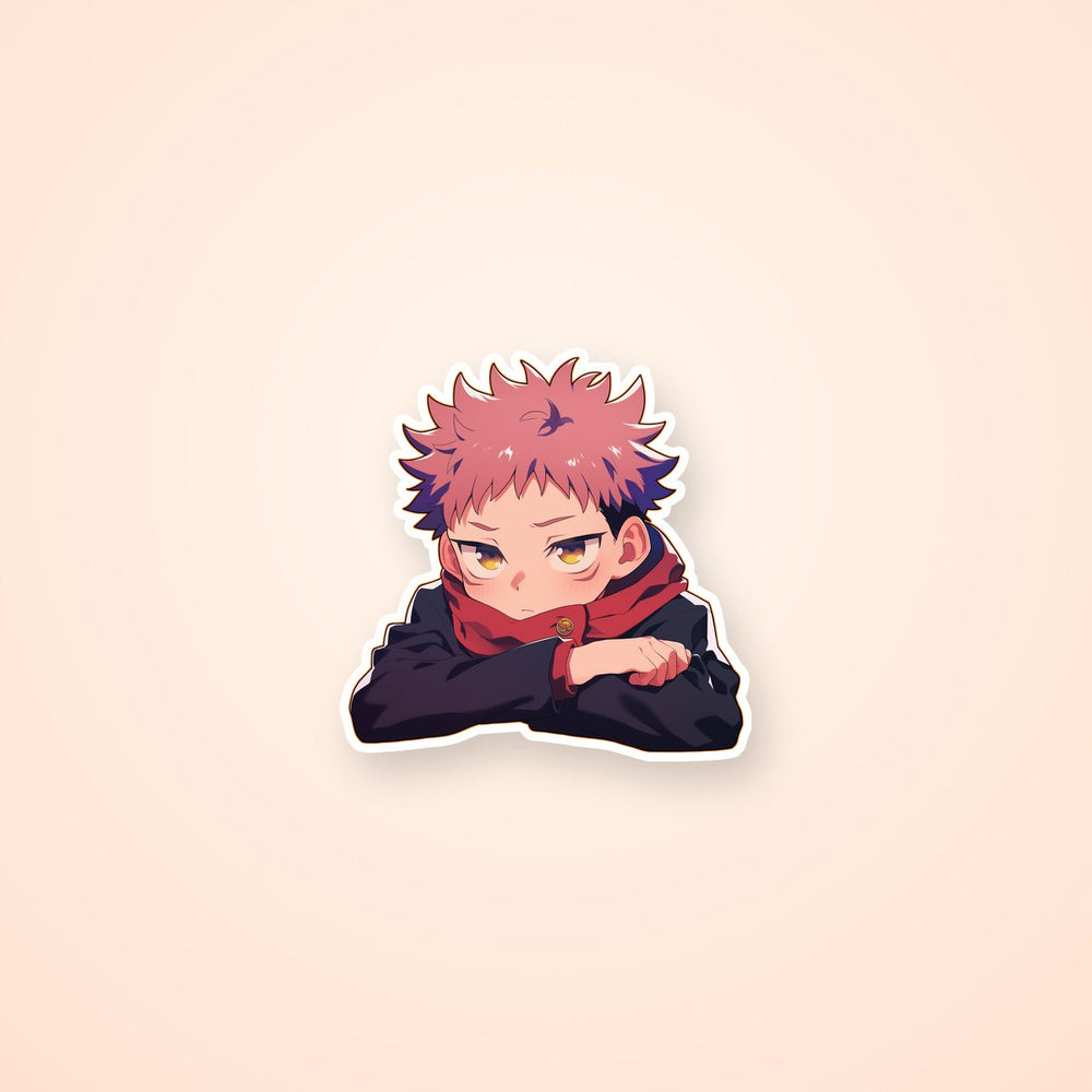 Yuji Itadori Kawaii Jujutsu Kaisen Sticker