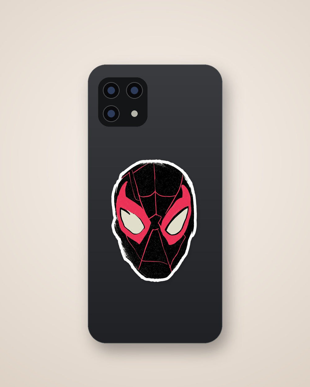 Miles Morales Mask Sticker