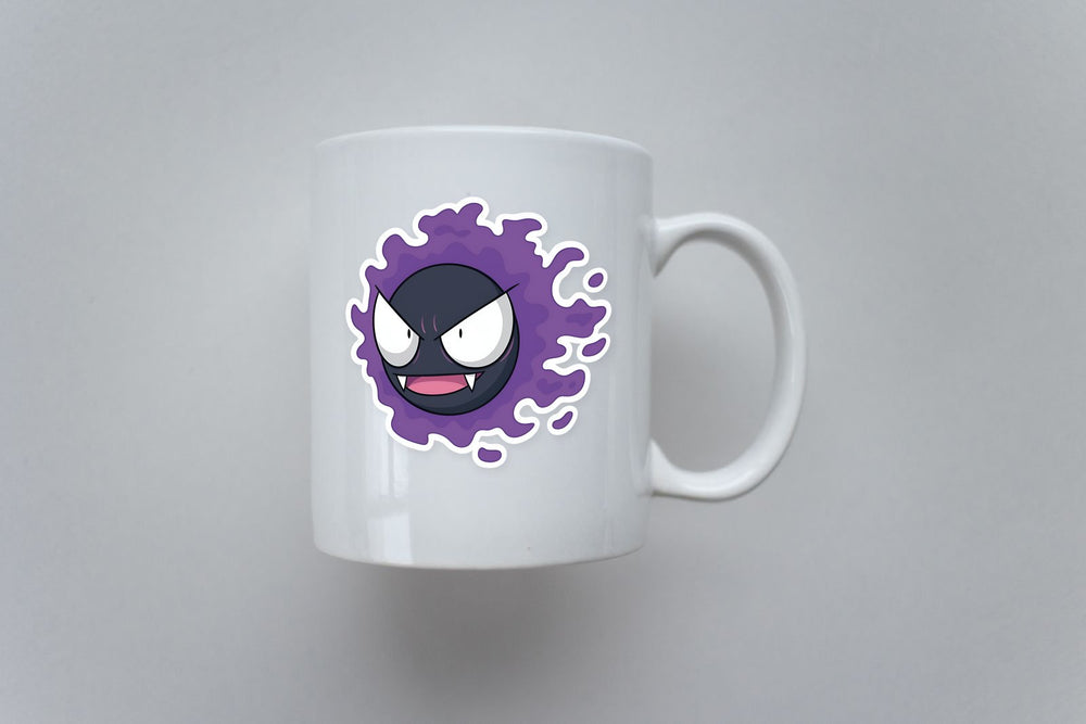 Gastly Pokemon Ghost Sticker