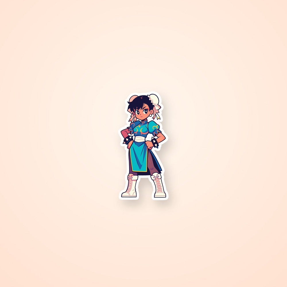 Chun-Li Kawaii Sticker