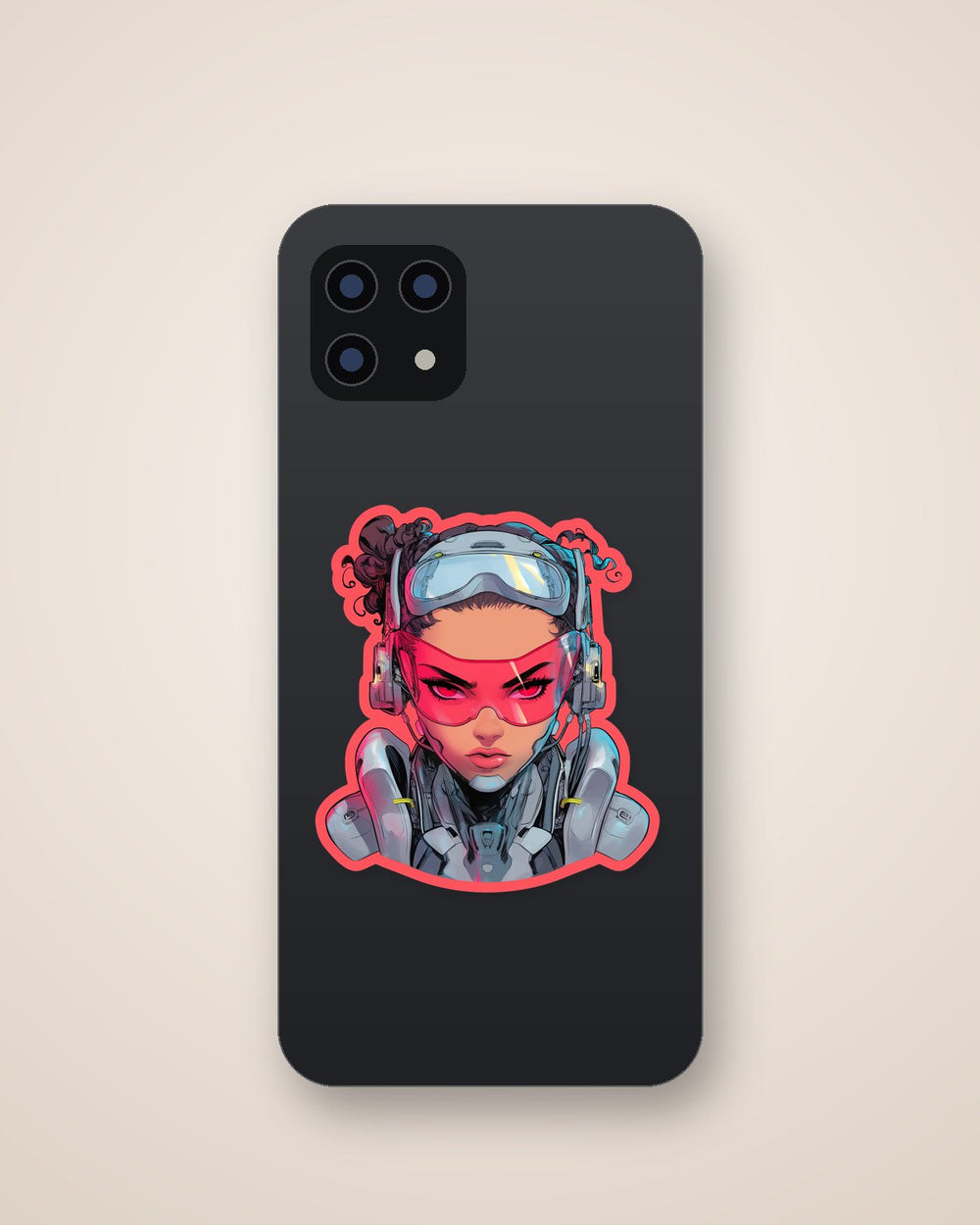DC Cyborg Retro Comix Sticker