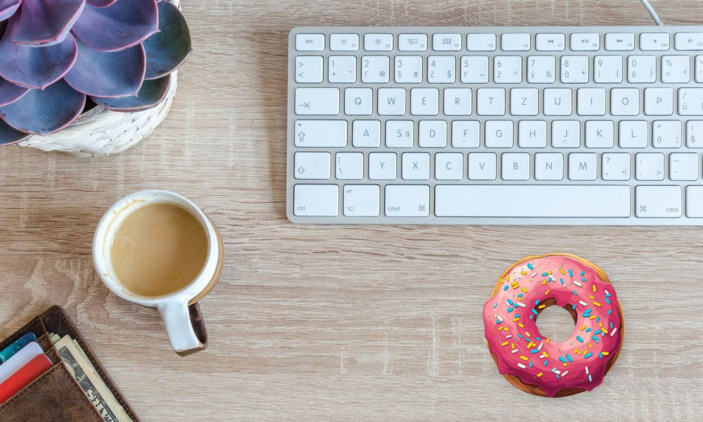 Pink Glazed Donut Sticker