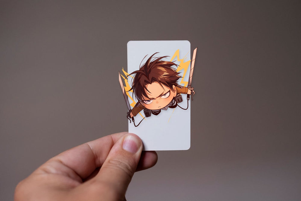 Funny Chibi Eren Attack on Titan Sticker