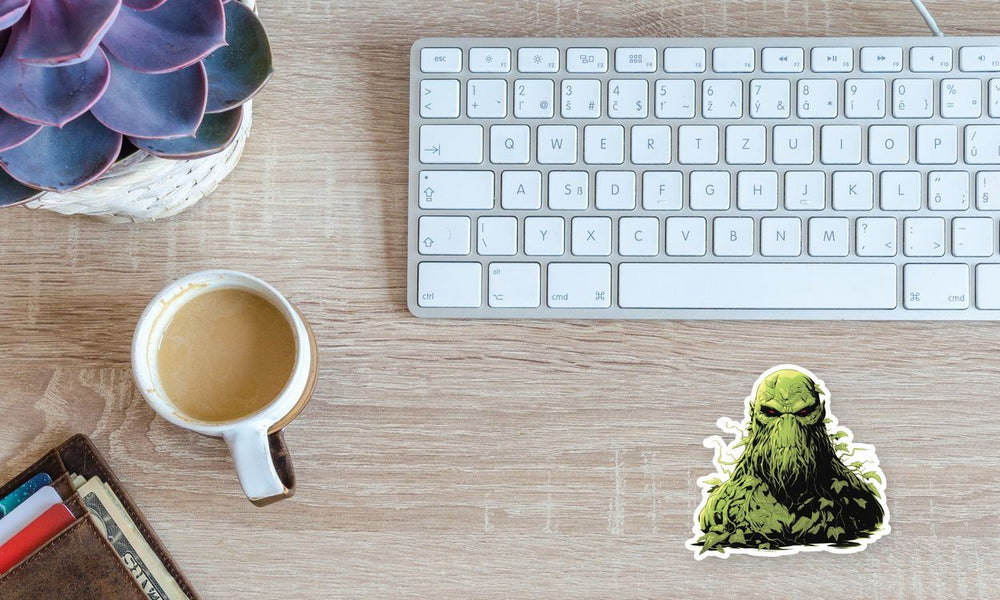 Swamp Thing Green Monster Sticker