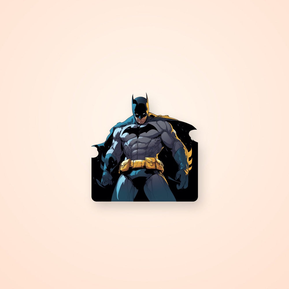 Batman Muscular Comic Pose Sticker