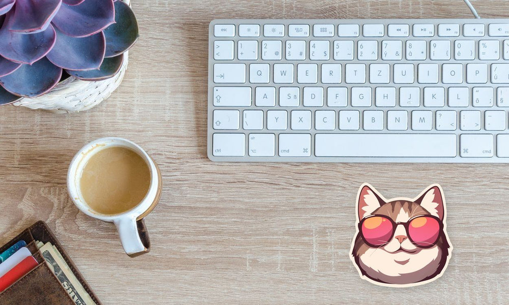 Cool Cat in Sunglasses Sticker