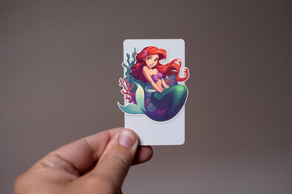 Little Mermaid Ariel Underwater Charm Sticker