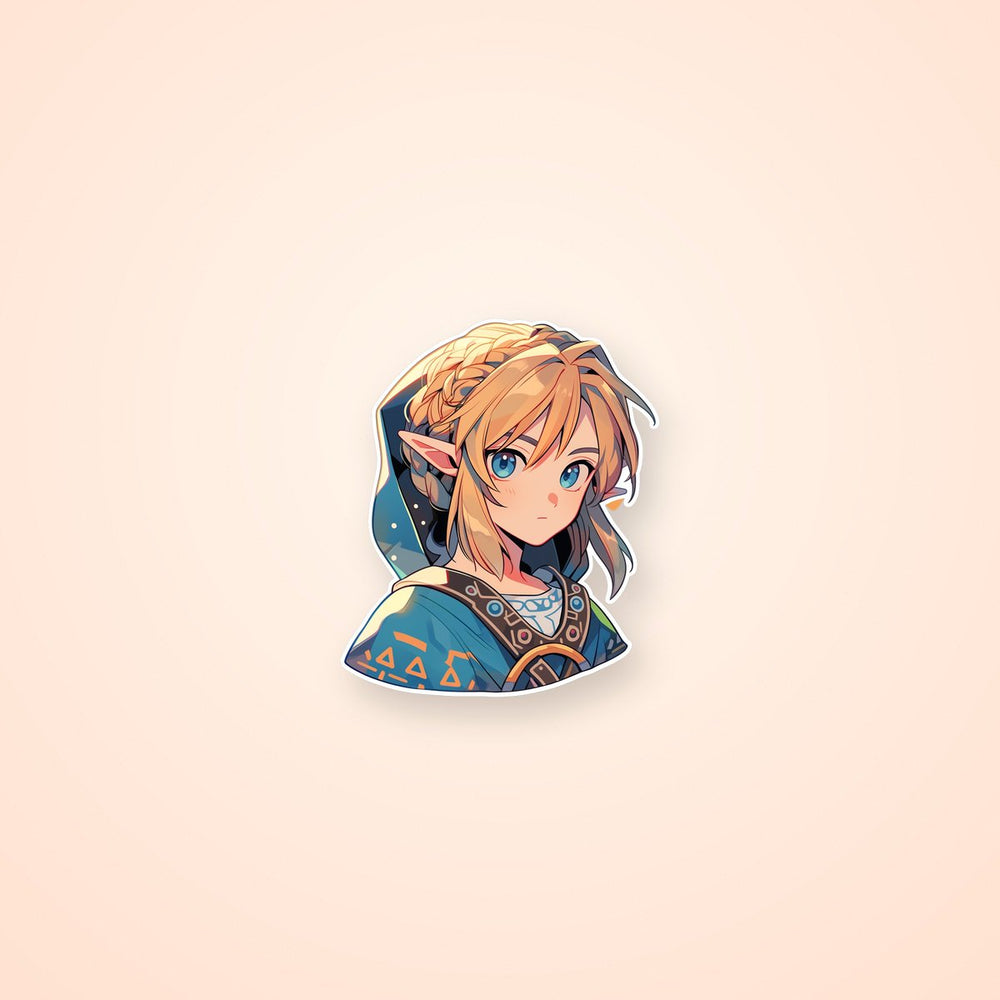 Zelda Hooded Link Sticker