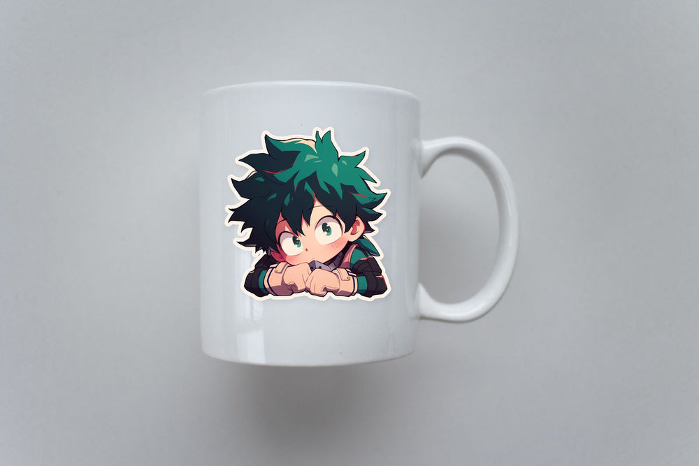 Deku Chibi Mha Sticker