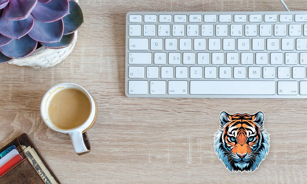 Aesthetic Tiger Head Sticker