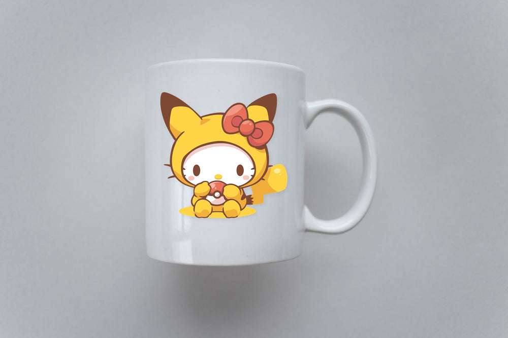 Hello Kitty Pikachu Pokemon Clipart Sticker