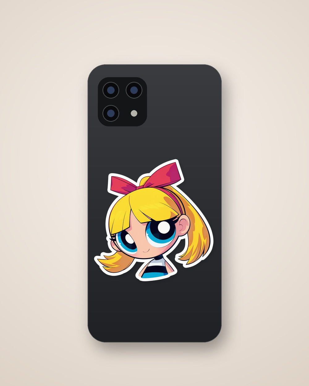 Powerpuff Blossom Cartoon Girl Sticker