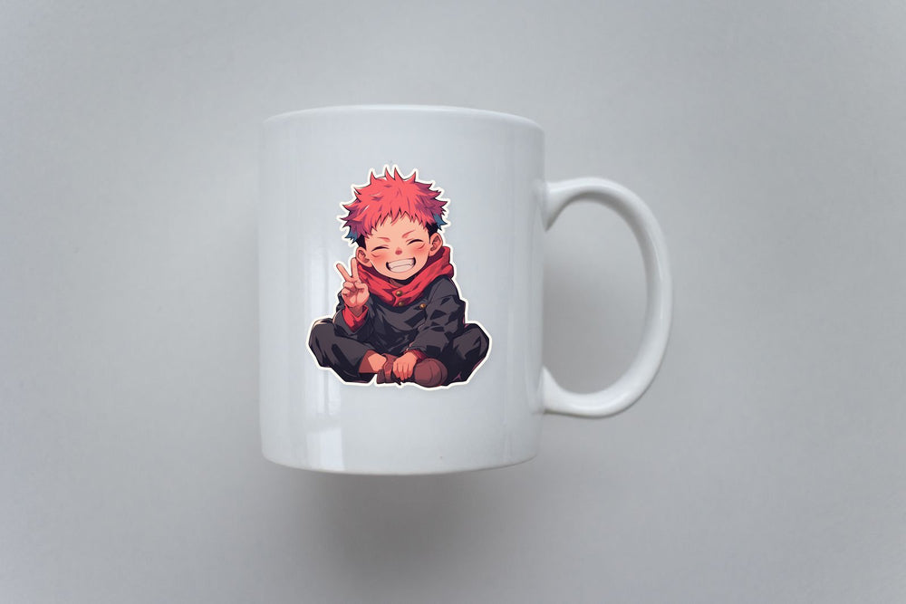 Jujutsu Kaisen Itadori Happy Sticker