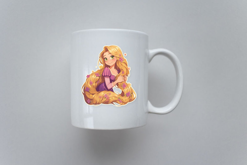 Rapunzel Floral Hair Sticker