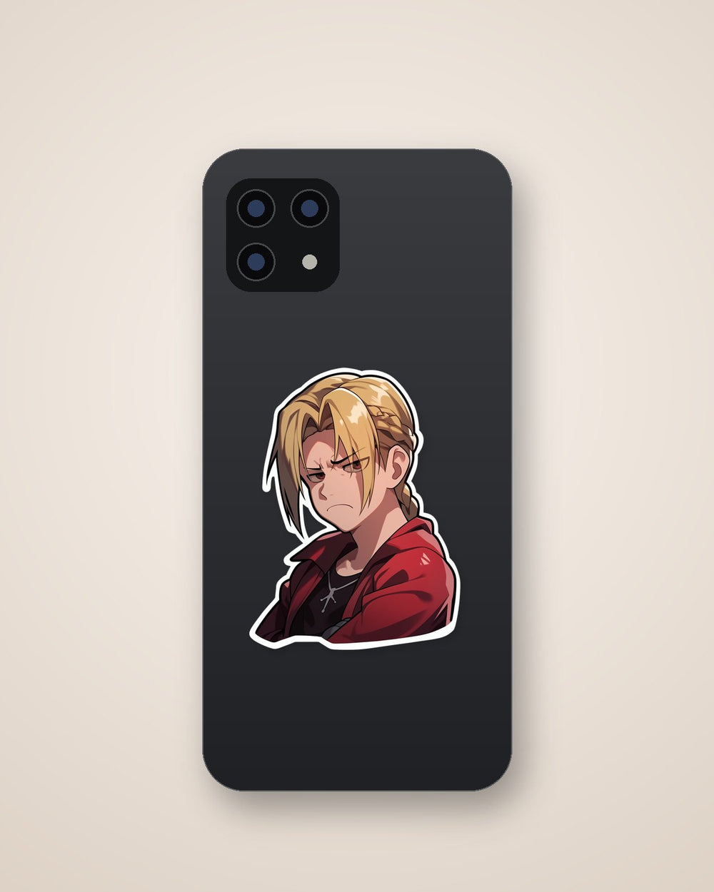 Fullmetal Alchemist Displeased Edward Elric Sticker