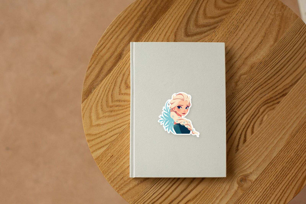 Elsa Frozen Snowflake Winter Sticker