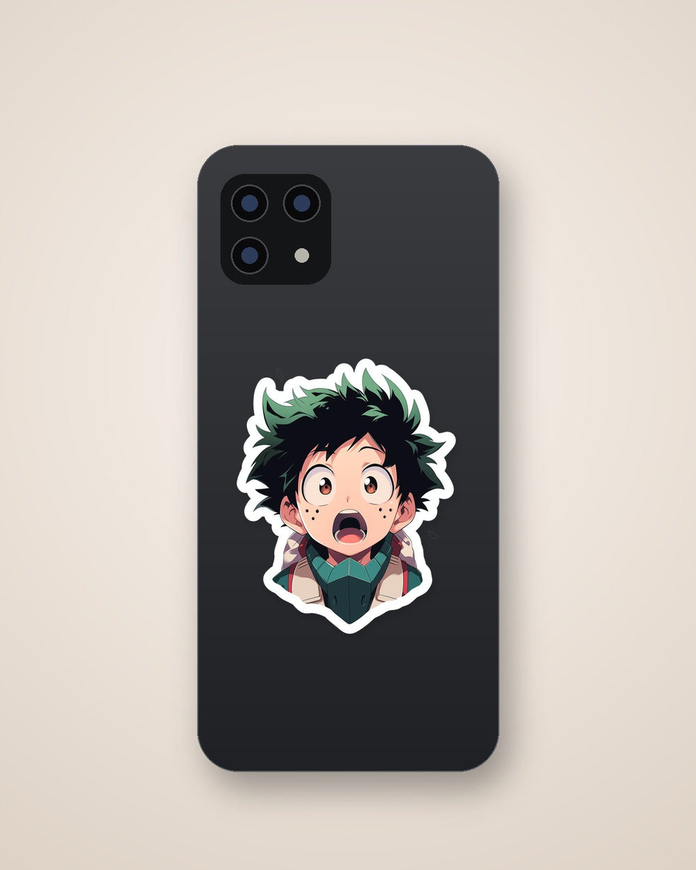 Mha Scared Izuku Midoriya Sticker
