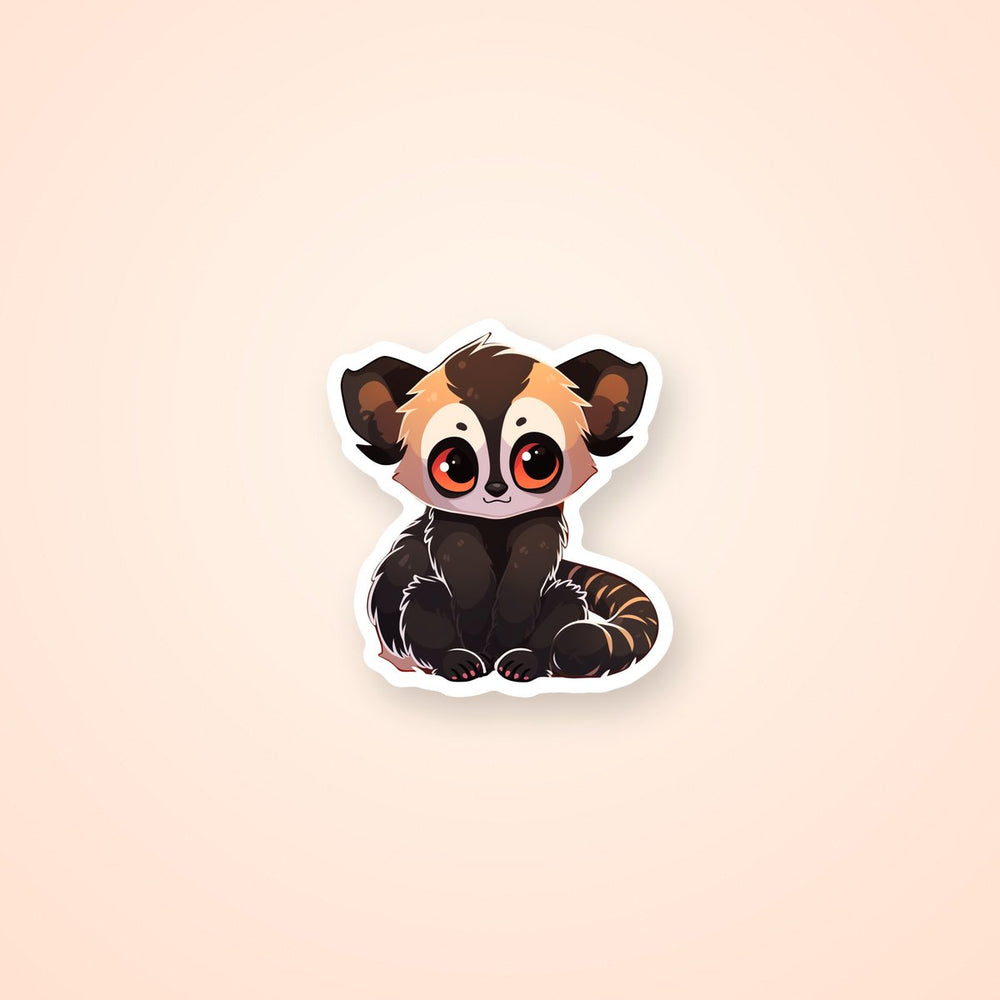 Cute Baby Lemur Sticker