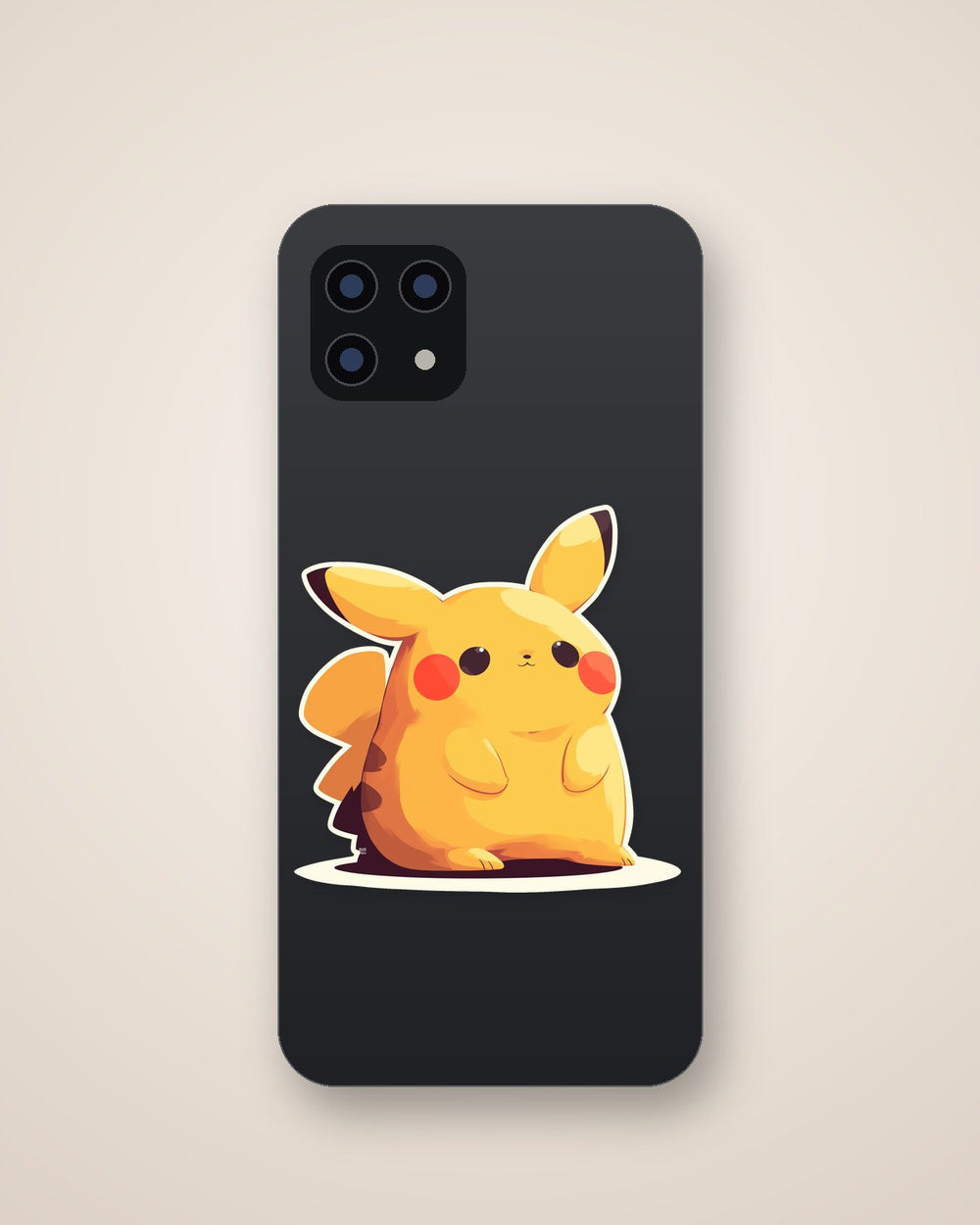 Pikachu Fat Cute Style Sticker