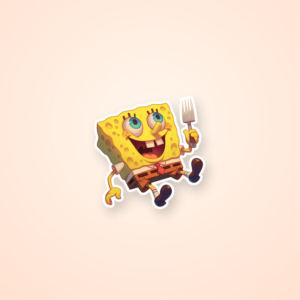 Spongebob Squarepants Happy Sticker