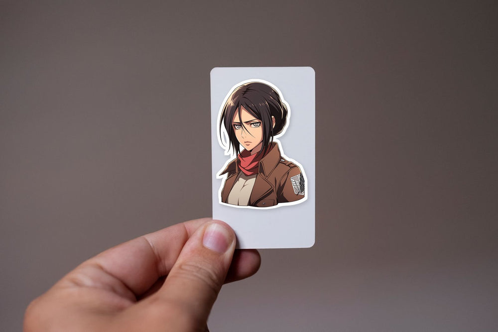 Aot Mikasa Ackerman Anime Sticker